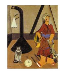 Joan Miró. La masovera i el gat. 1923