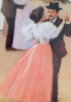 La faldilla rosa del "Ball de tarda", de Ramon Casas (1896, Cercle del Liceu)