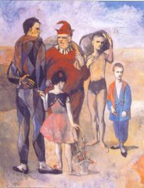 Picasso. Família de saltimbanquis. 1905