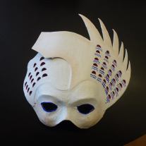 Màscara de Maricel, feta per Montse Curtiada